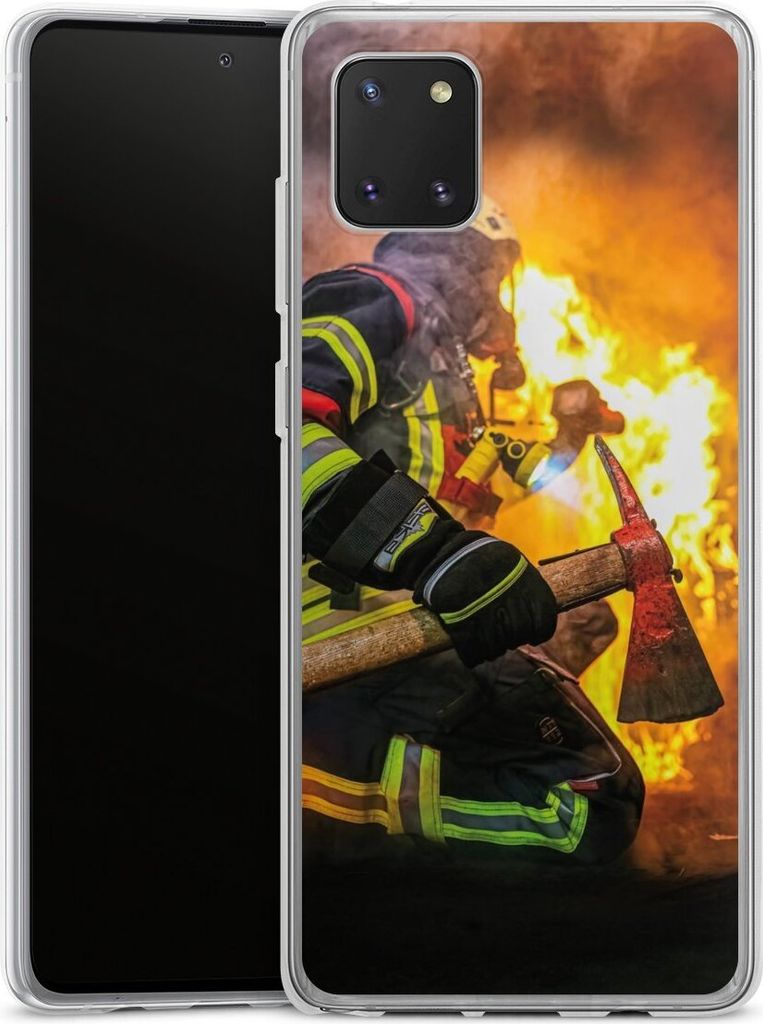 DeinDesign Handyhülle für Samsung Galaxy Note 10 lite Silikon Hülle Case Smartphone Schutzhülle Feuer Feuerwehr Lebensretter