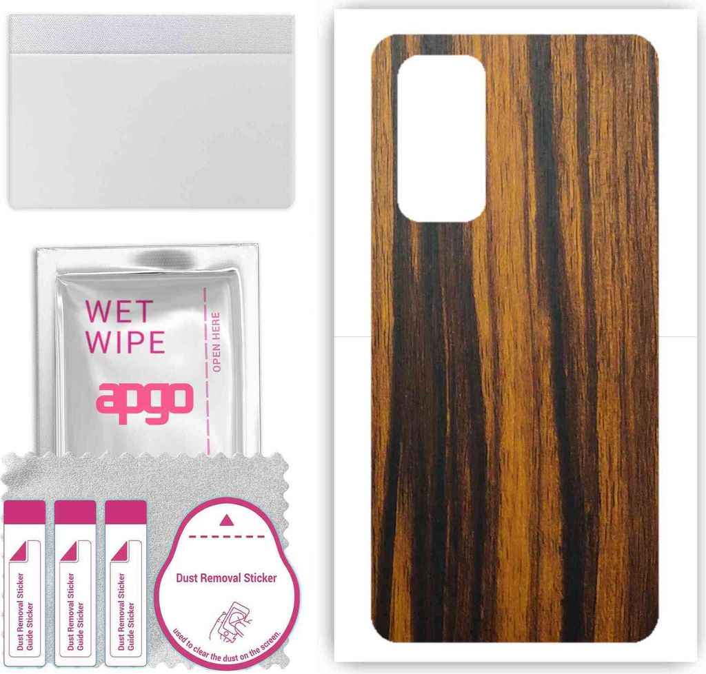 apgo Rückseite Schutzfolie, Skin, kompatibel mit Xiaomi Mi 10T Pro 5G, Hinten Displayschutzfolie aus Vinylfolie, kratzfest, einfache Montage - Tig...