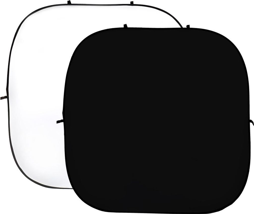 Studioking Background Board White Black 240x240 cm