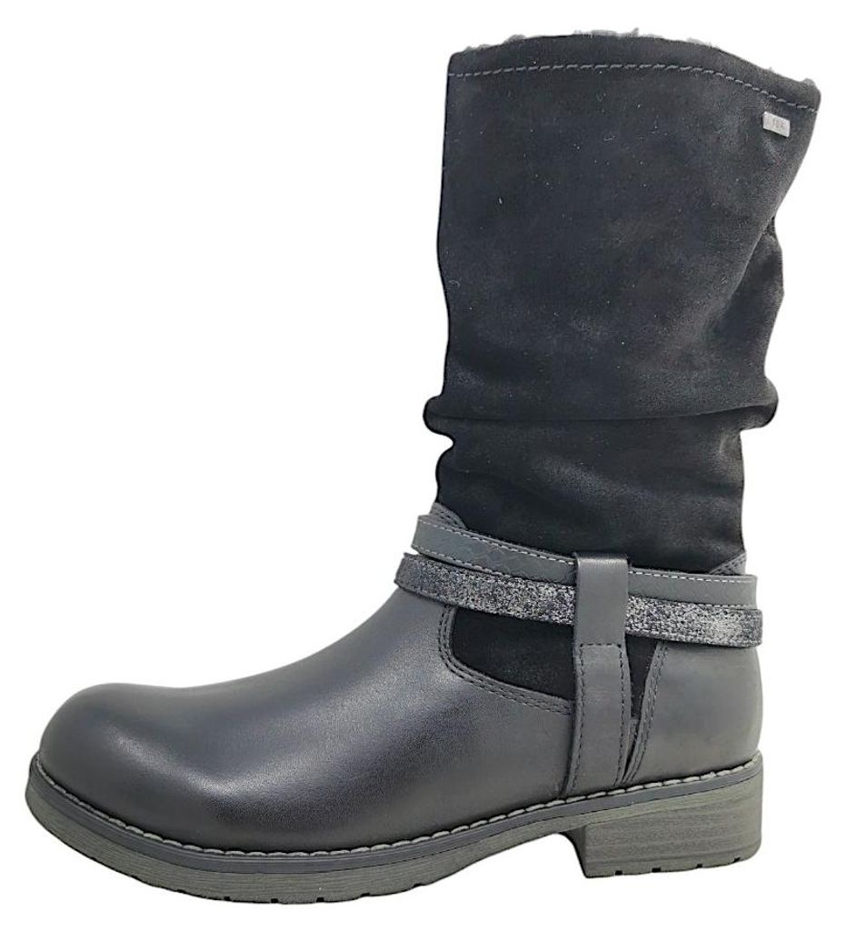 Lurchi Lia : Bottes noires à fermeture éclair pour filles, Image du produit 