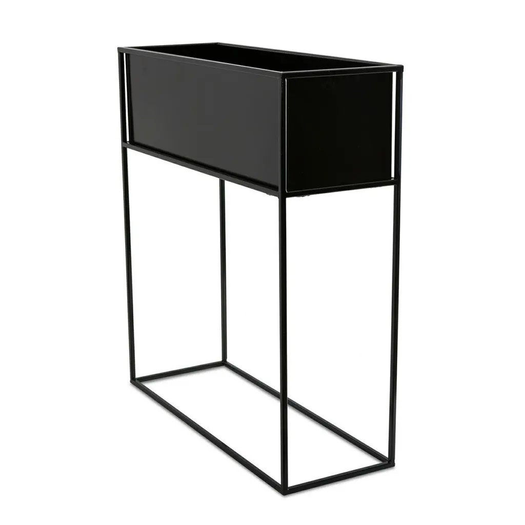 Étagère à vin noire 70 cm LOFT - Support de bouteilles vertical chic