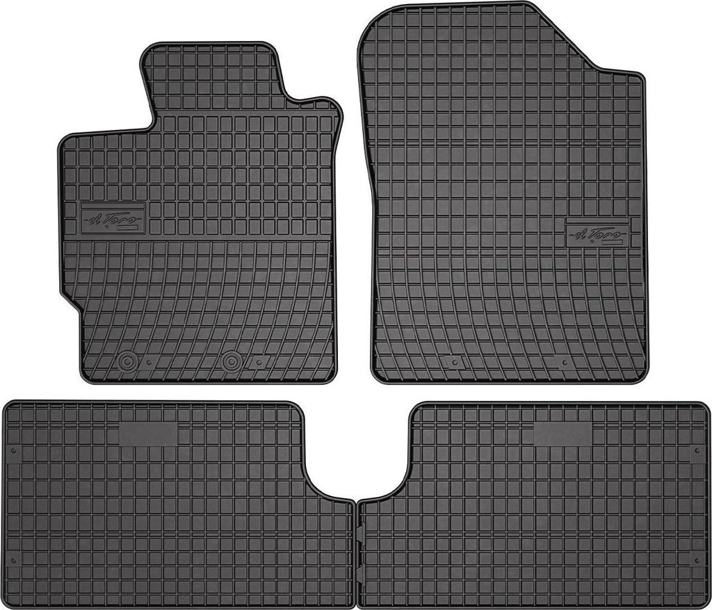 2011-2019 Toyota Yaris dywaniki gumowe czarne 4 szt Zdjęcie produktu 