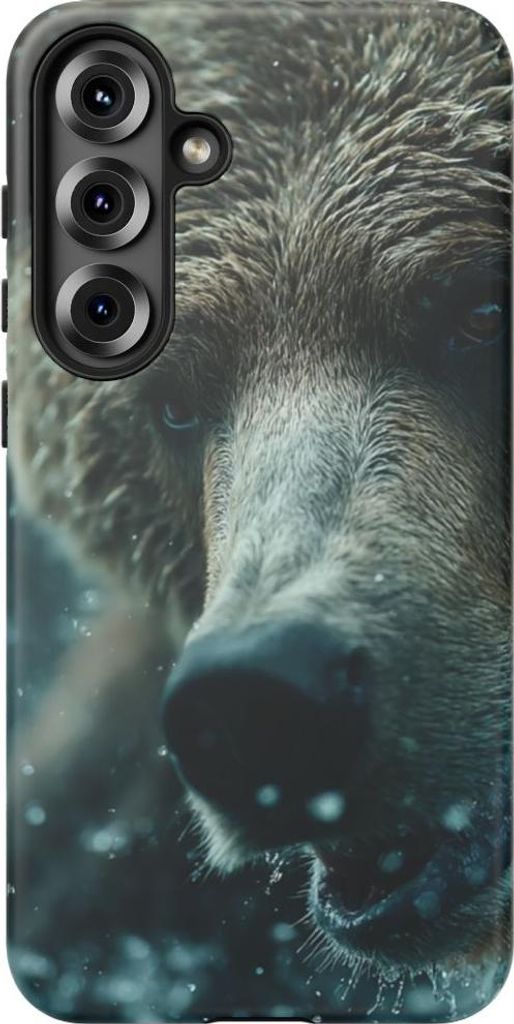 Braunbär im Wasser – Hülle Kompatibel mit Galaxy S25 Plus