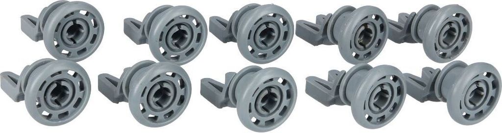 easyPART passend für 10059368 EUROPART Korbrolle für Oberkorb wie beko 1885800500 in Geschirrspüler 10Stk