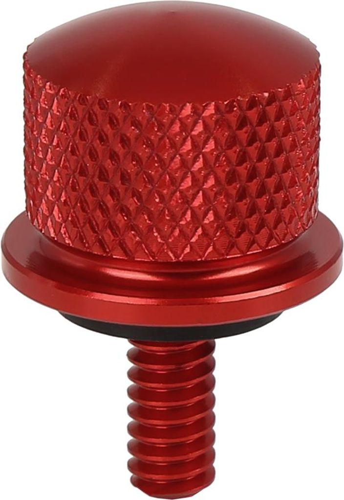 1/4'' Aluminium Legierung Rändelschraube für Rücksitzbank rot
