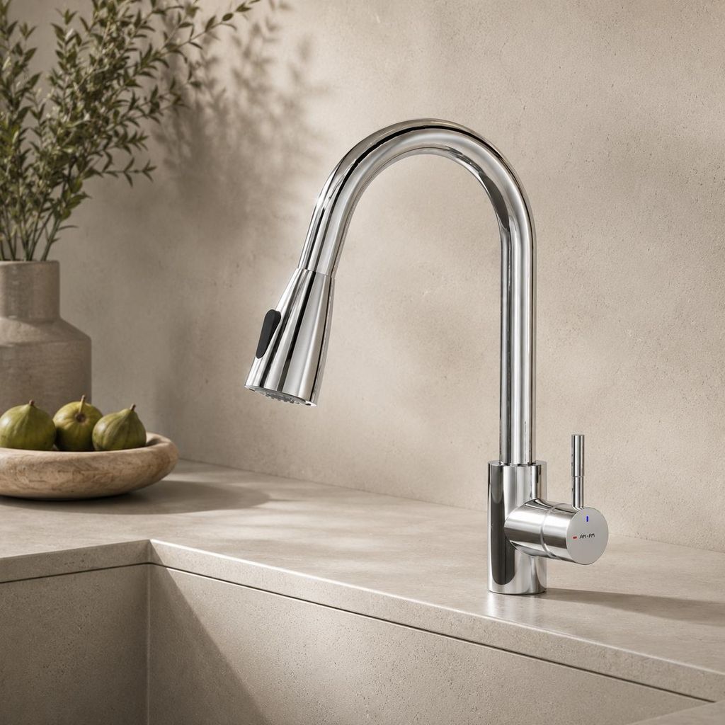 AM.PM Wasserhahn Küche Chrom Hochdruck Küchenarmatur Produktbild 