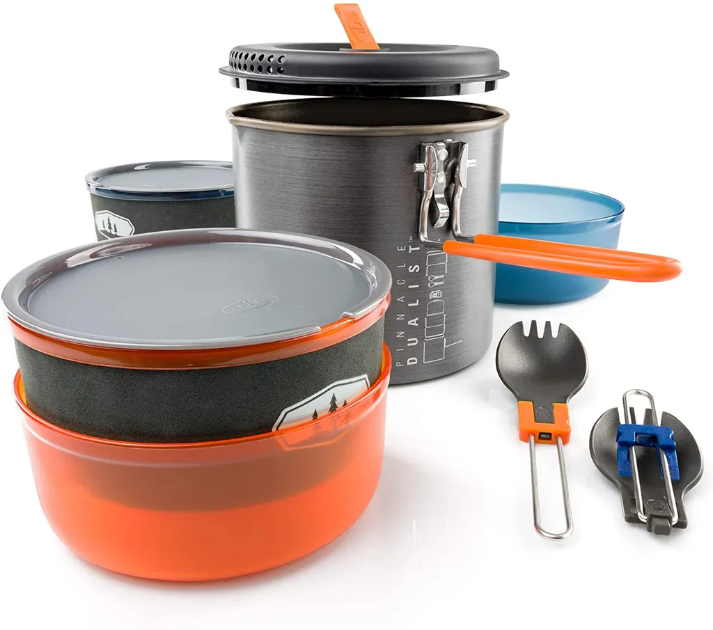GSI Outdoors Pinnacle Dualist Set de Cuisine Camping Compact pour Deux