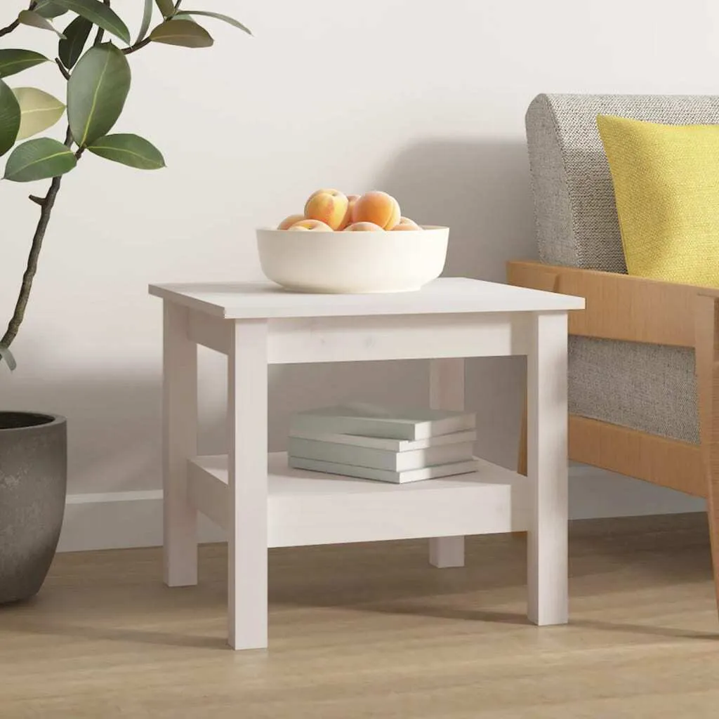 Best Möbel Tavolino Bianco 45 x 45 x 40 cm Pino massiccio - Tavolini CL6115959 1pacco - 4