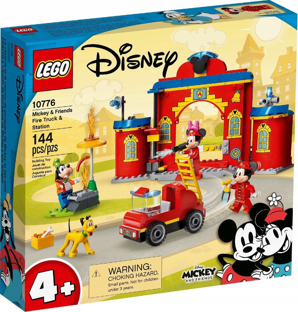 LEGO 10776 Mickey and Friends Feuerwehrstation und Produktbild 