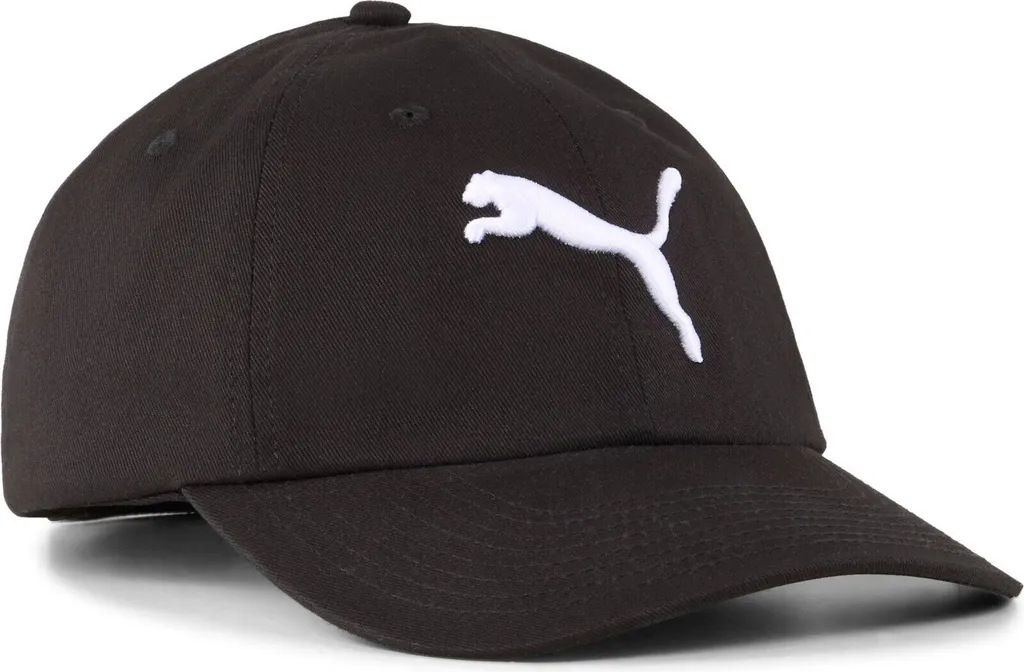 Casquette PUMA Essential Cat ajustable contre le soleil en coloris noir