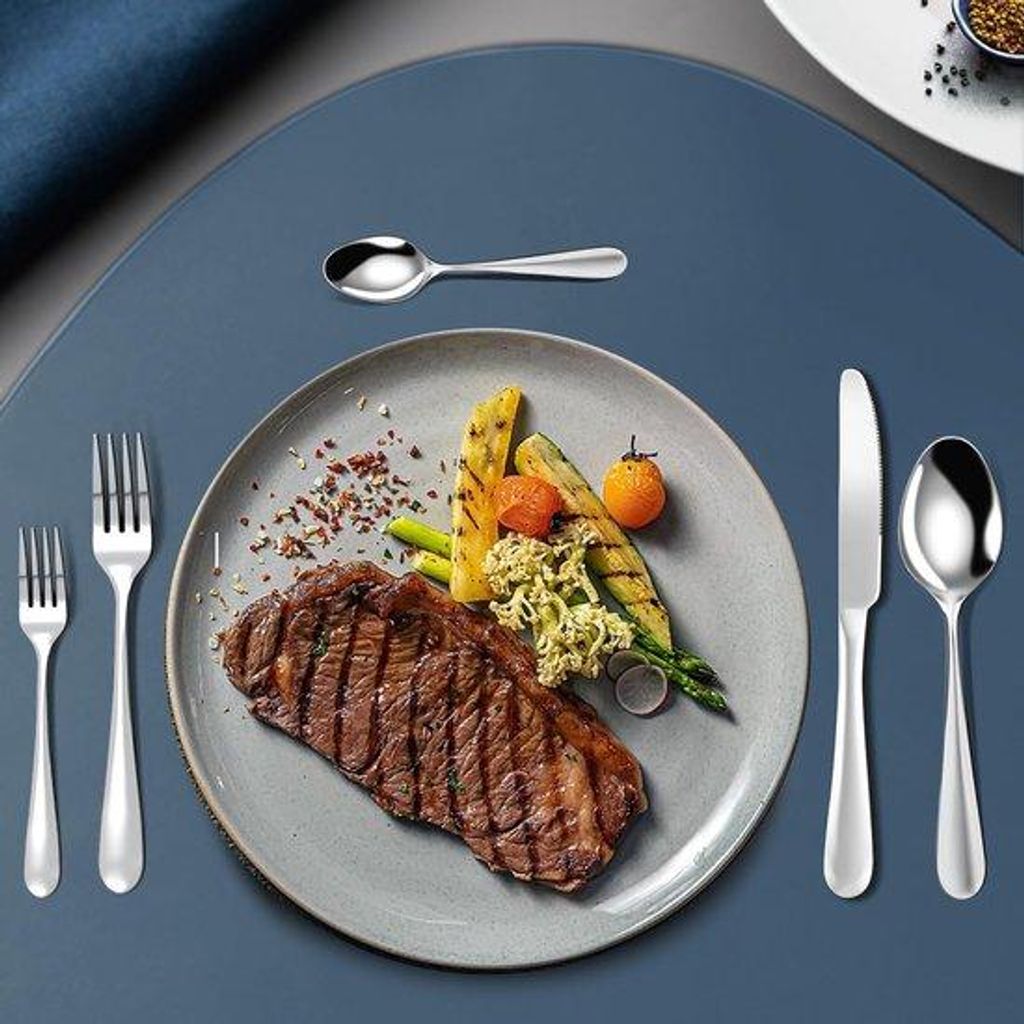 Spaten- und Pfriemenset, rostfreies Stahl, Geschirrspülerbeständig / Gesund und nachhaltig, 30-teilig