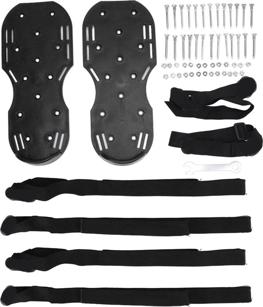 Rasenbelüfterschuhe mit Riemen, verstellbares Design, vormontiert, strapazierfähige Sandalen mit Spikes, Belüfter, Rasenwerkzeuge