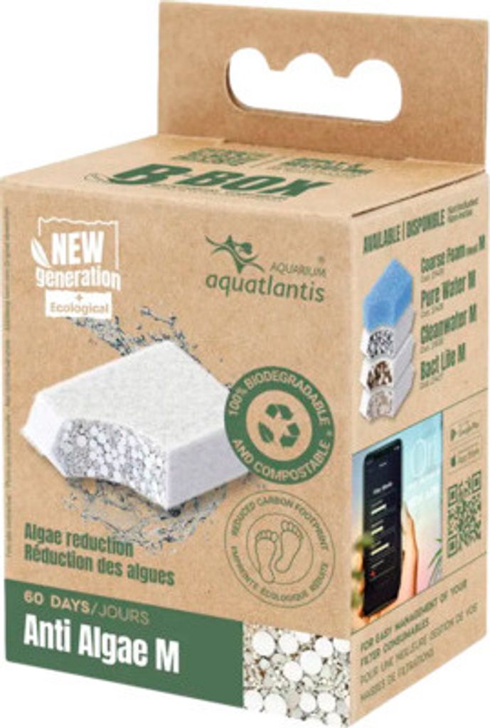Filtermaterial Aquatlantis B-Box Anti Algae M für  Box Produktbild 