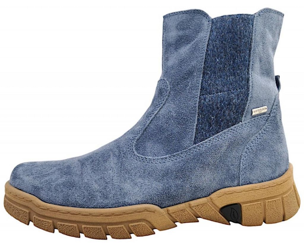 Waldläufer H-Lumi Schaftstiefel  Blau in Gr. 42 Produktbild 
