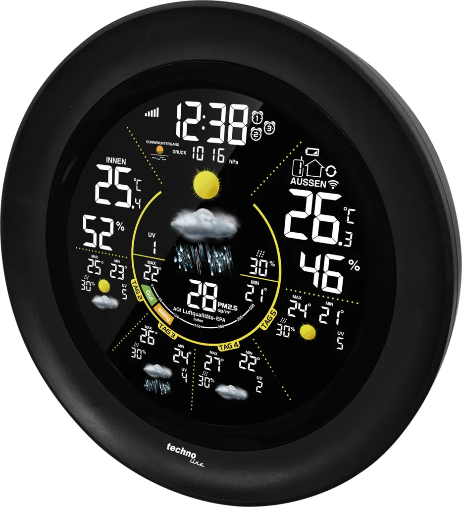 Station Météo Intelligente WD3040 Mesure UV et Capteur Température Wifi