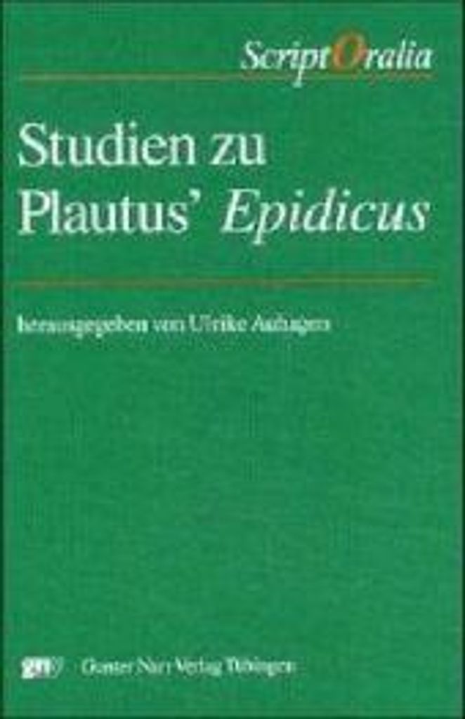 Studien zu Plautus ́ 'Epidicus'