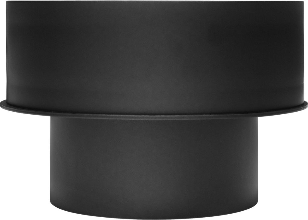 Raik Basic Erweiterung 130mm – 180mm schwarz gerade für Rauchrohr / Ofenrohr