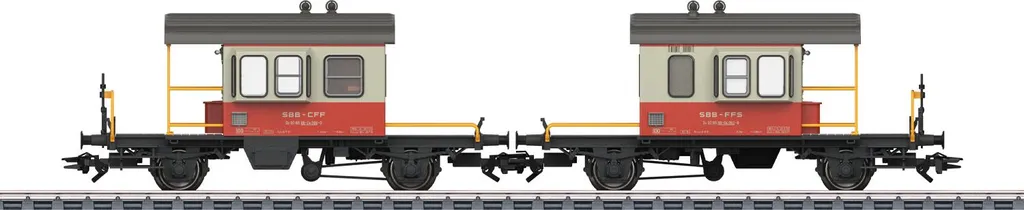 Wagons Märklin 46850 Sputnik Swiss Express : roulement stable en H0