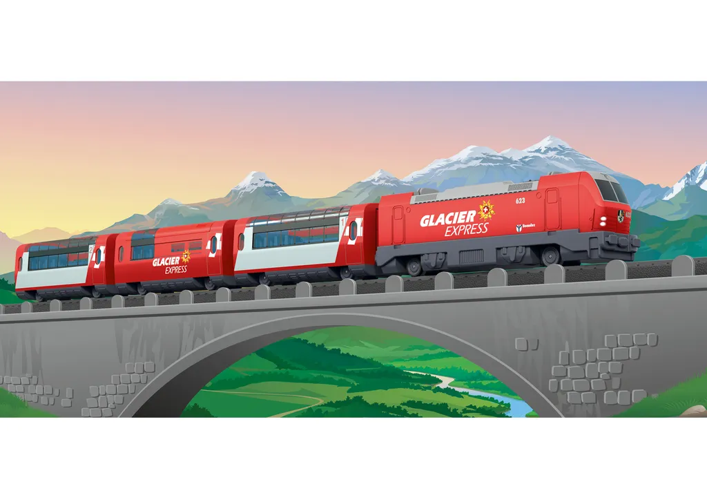 Märklin 29348 Glacier Express : le train miniature facile à monter