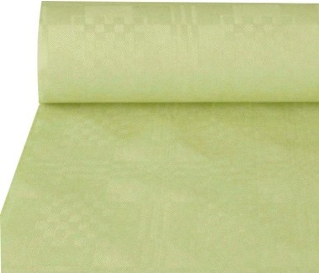 Papiertischtuch mit Damastprägung 50 m x 1 m creme Produktbild 