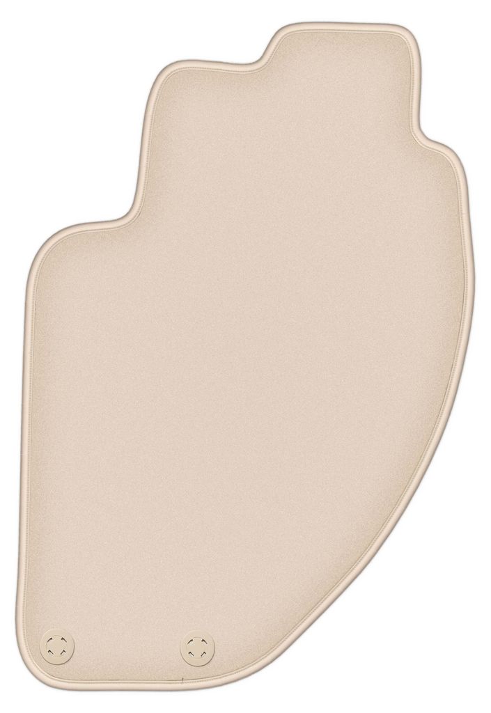 DURBAN Beige Velours-Fahrerfußmatte für Alfa Romeo 166 Produktbild 