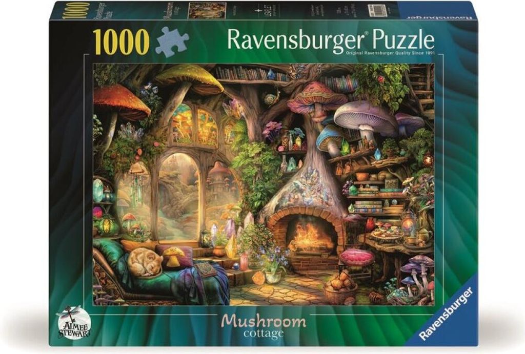 Puzzle 1000 elementów. Chatka grzybów Zdjęcie produktu 