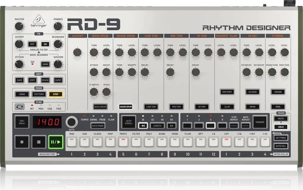 Behringer RD-9 Maszyna perkusyjna analogique rythmique de studio