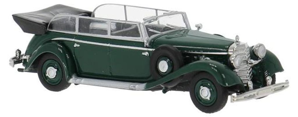 Brekina PKW Mercedes-Benz 770K in dunkelgrün von Gustav Krupp 21056