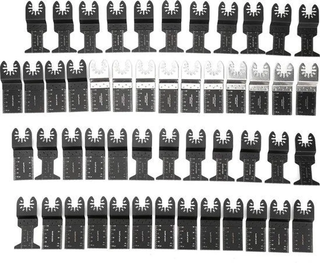 Accessoires outils multifonctions : 50 lames oscillantes bois métal