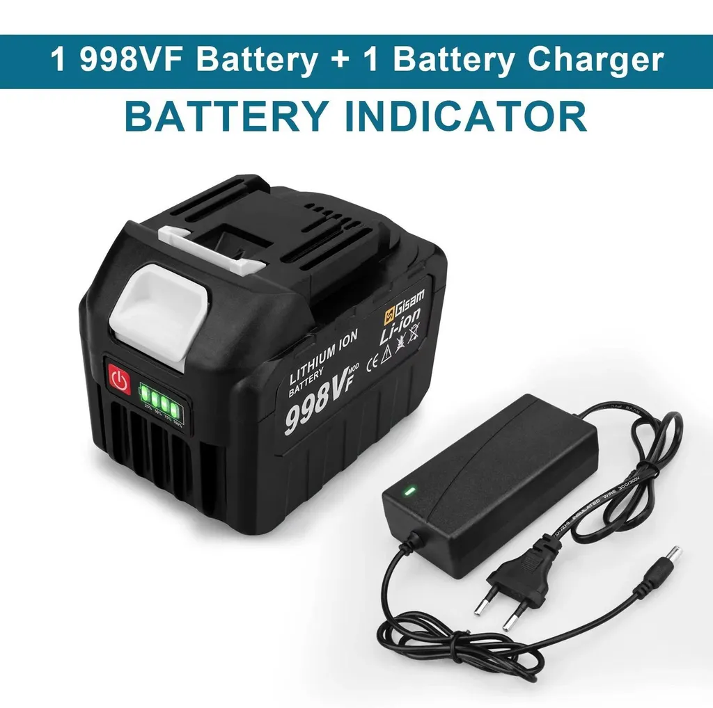 Kit double batterie 198VF Li-Ion 18V - Grande autonomie et chargeur