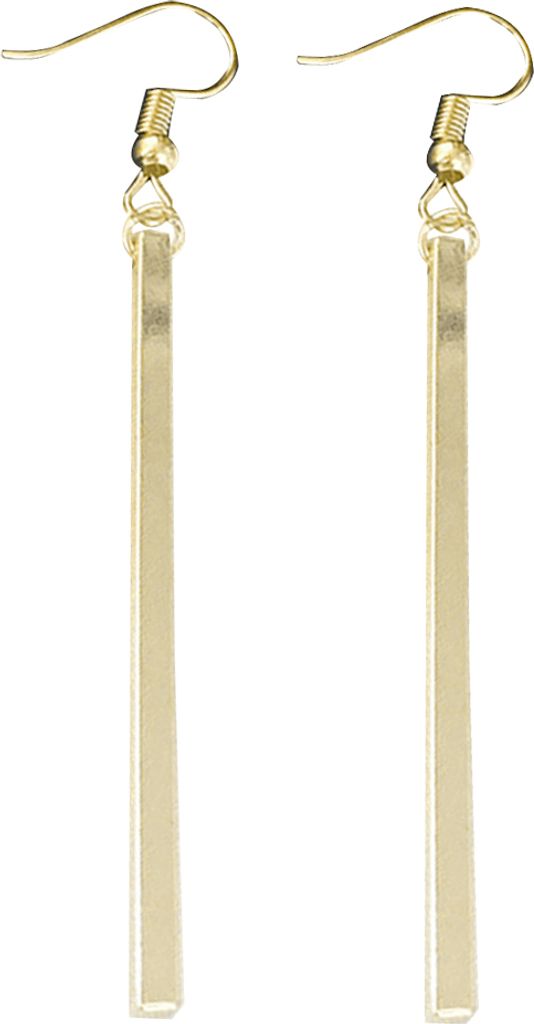 Abend Party Frauen Mode Lange Bar Tropfen Baumeln Haken Ohrringe Schmuck Geschenk-Golden