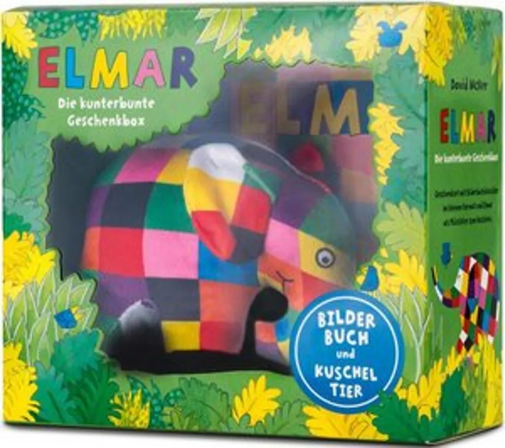 Coffret cadeau multicolore Elmar en coton bio pour bébé et enfant