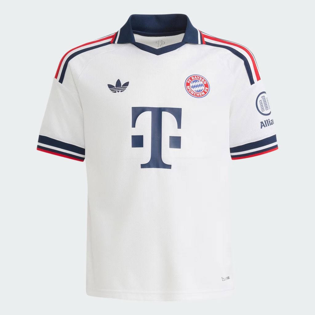 adidas FC Bayern München 26/27 Kids Auswärtstrikot White Produktbild 