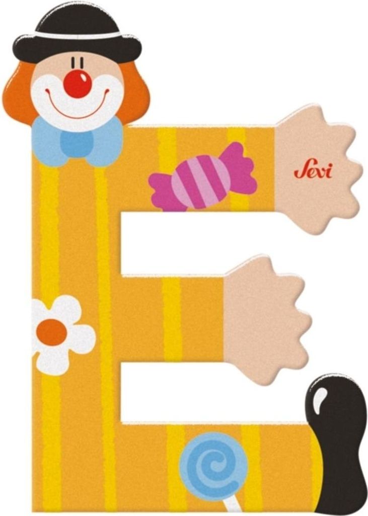 Trudi Holzbuchstaben Clown : Buchstabe E Buchstaben Produktbild 