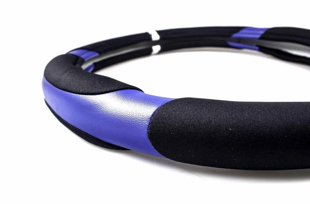 Coprivolante WRC Nero Blu L38cm - Rinnova gli Interni della tua Auto - 6