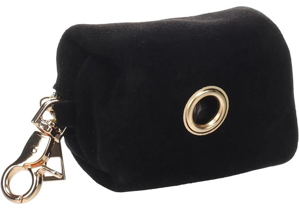 Flamingo Sueda Beutelspender Schwarz Schwarz One Size