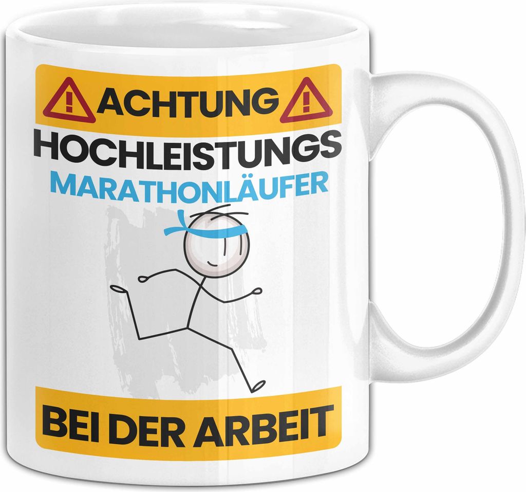 Marathonläufer Tasse Geschenk Lustiger Spruch Geschenkidee Produktbild 