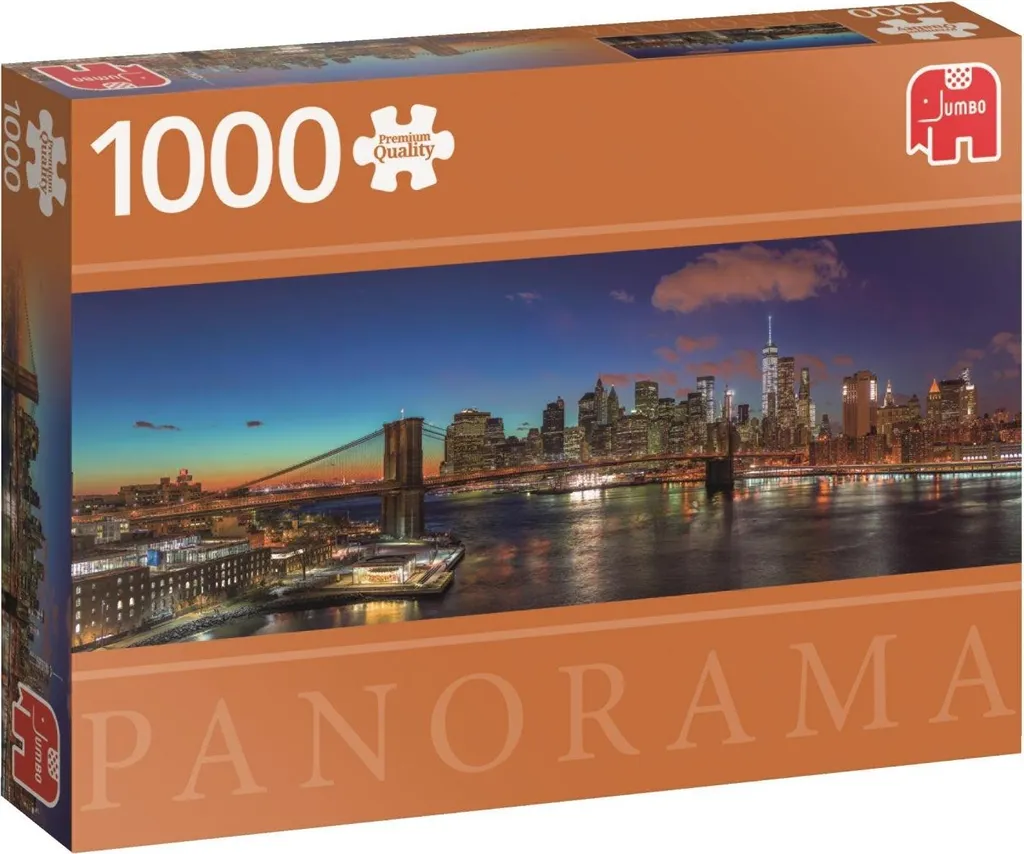 Grand puzzle adulte Pont de l'Hudson à New York - Collection Villes Monde