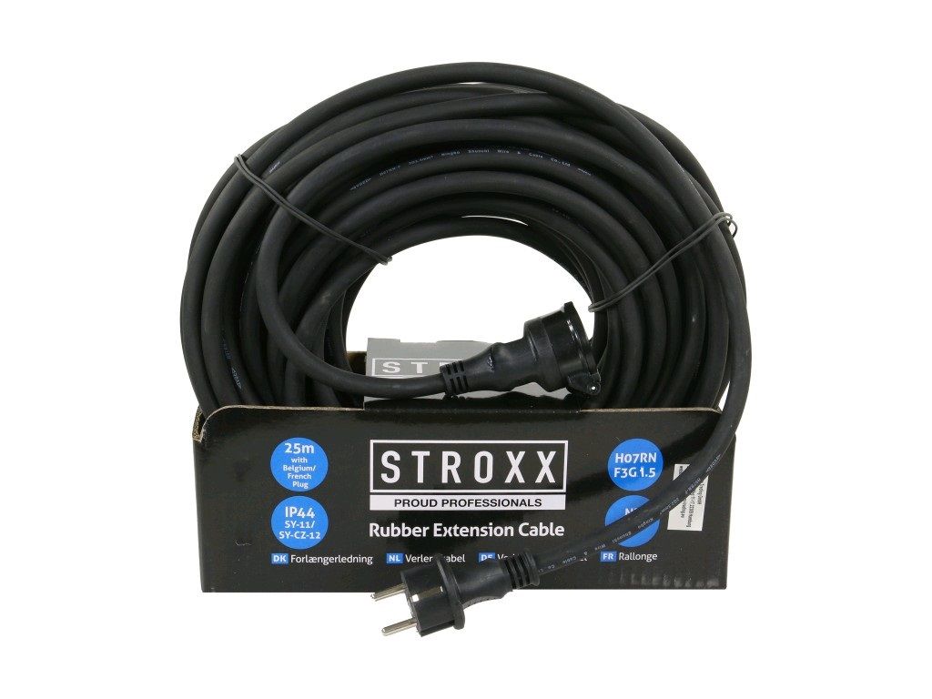 Stroxx Verlängerungskabel 25 Meter Ip44 H07Rn-F3G1.5, Vde, Produktbild 