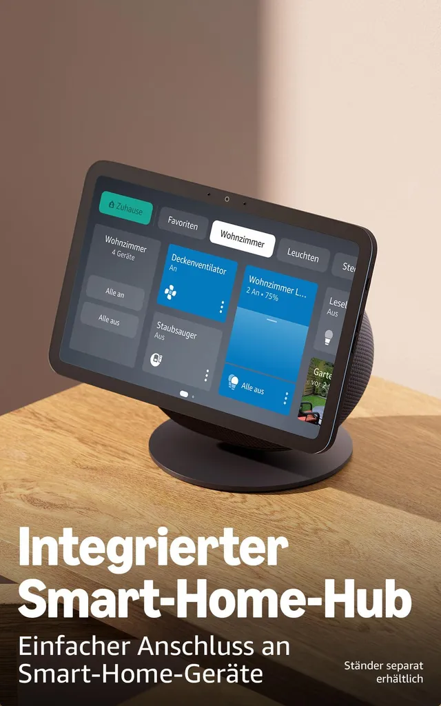Smart Display Echo Show 8 pouces HD : Assistant Vocal Alexa et Son Spatial