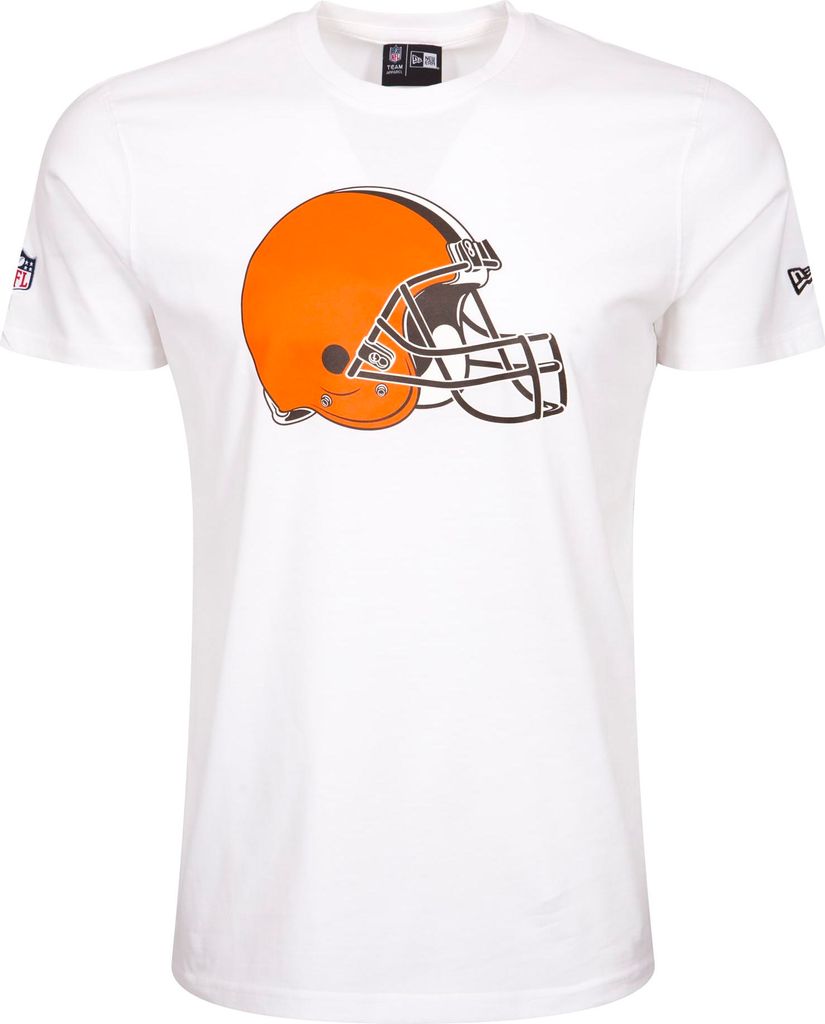 New Era Herren T-Shirt NFL Cleveland Browns Logo weiß XL