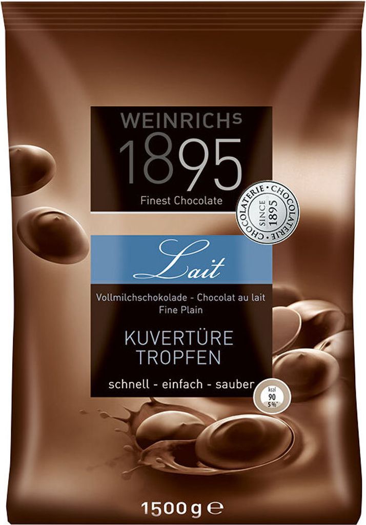 Weinrichs Vollmilch Tropfen Kuvertüre 1500g