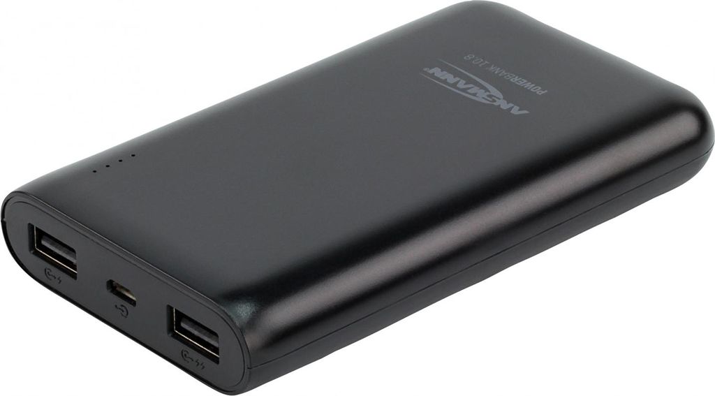 ANSMANN Powerbank 10000mAh - Power Bank 2 USB porty a LED Obrázok produktu 