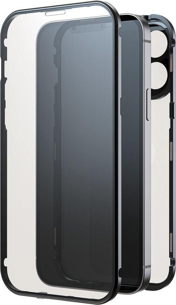 Cover "360° Glass" für Apple iPhone 16 Pro Max, Schwarz (00228100)