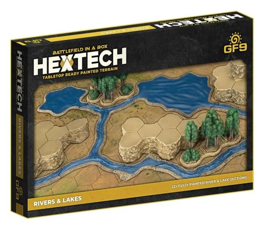 Rivières et Lacs HexTech (x22) : Finissez-en avec les Terrains Plats