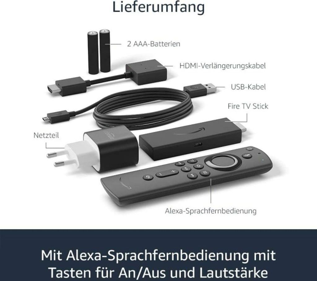 Amazon B07ZZVRWLK Amazon Fire TV Stick incl. Alexa Immagine del prodotto 