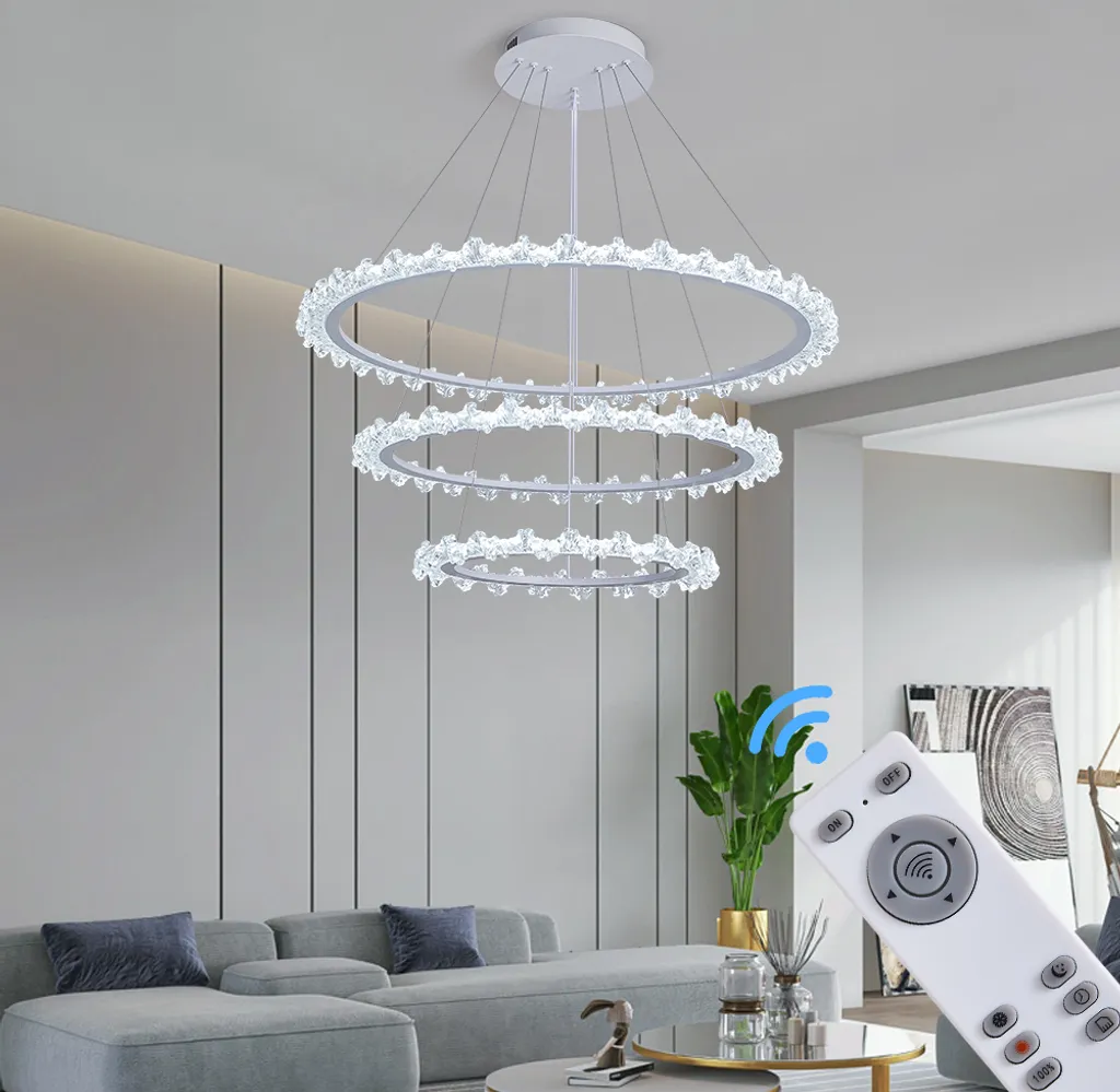 Plafonnier LED Intelligent pour Chambre et Salon, Eclairage Variable WiFi - 4