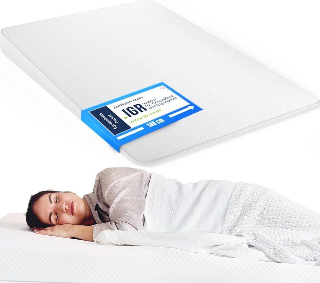 DYNMC you Topper Matratzenkeil - Bettkeil-Topper & Kissen - Matratzen-Keilkissen zur Bettneigung - Keilkissen Bett Keilmatratze - Kissen Erwachsene