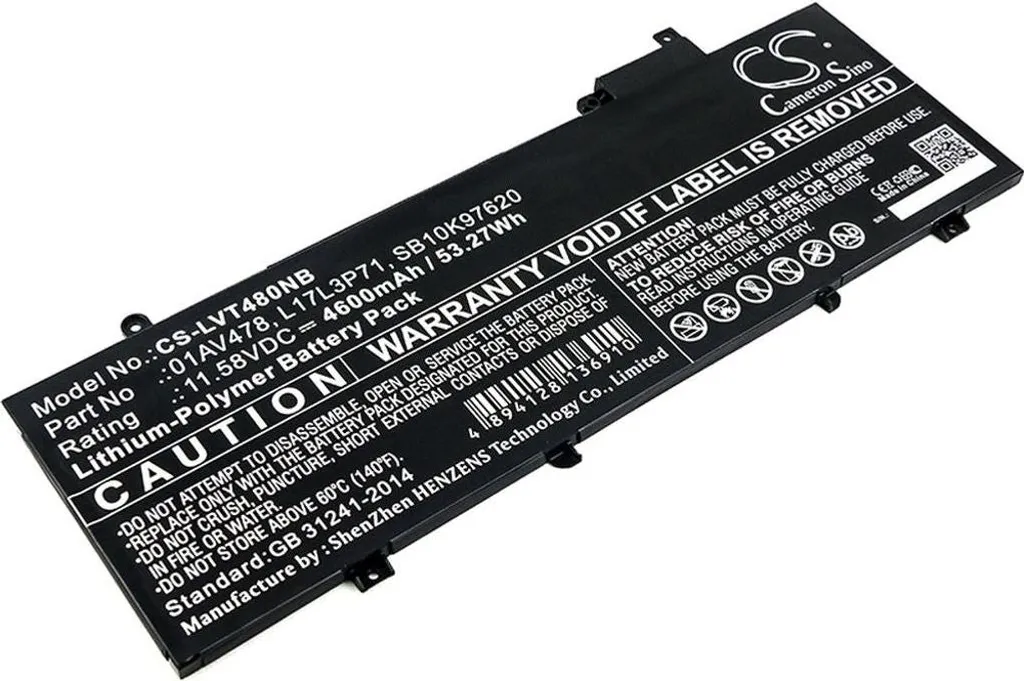 Réparer Autonomie Faible : Batterie Lenovo ThinkPad T480s de Secours