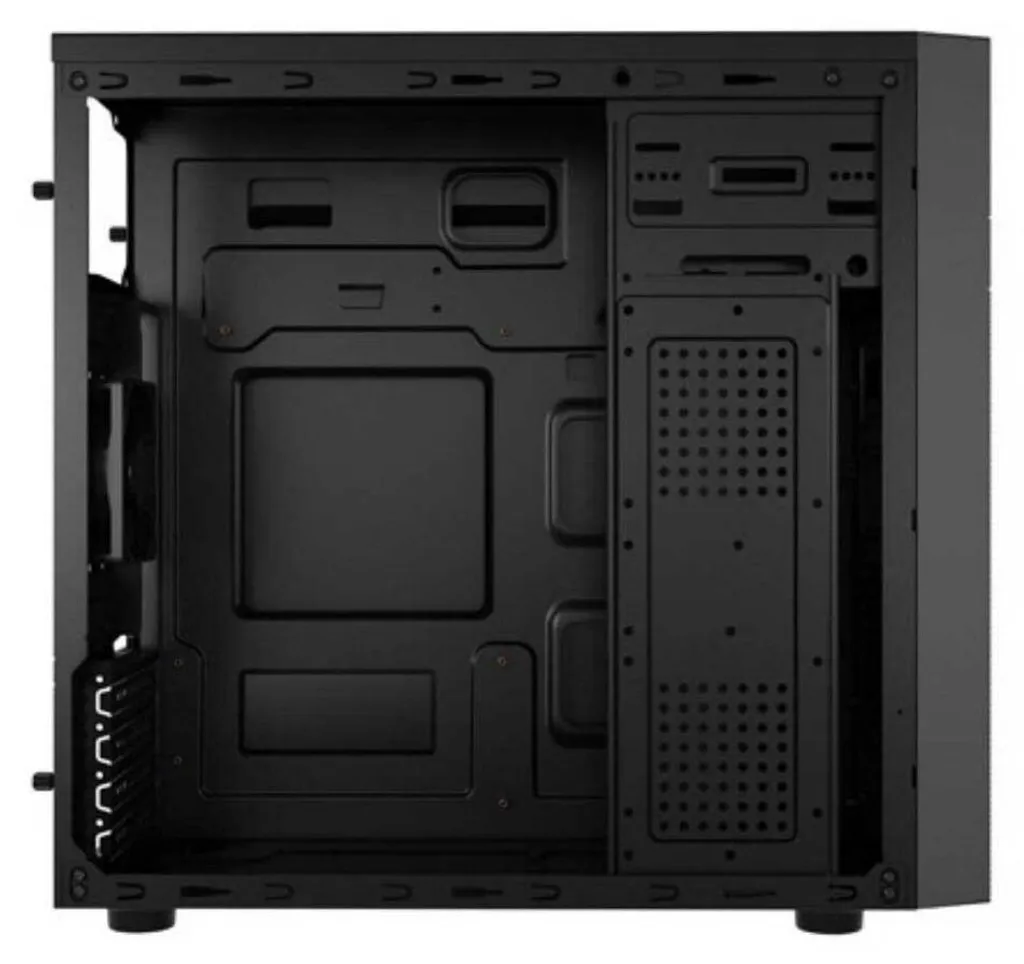 Boîtier PC USB C Natec Helix Noir avec panneau avant haute connectivité